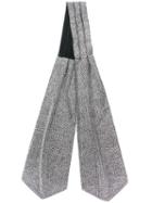 Ermanno Scervino Crystal Embellished Tie - Black