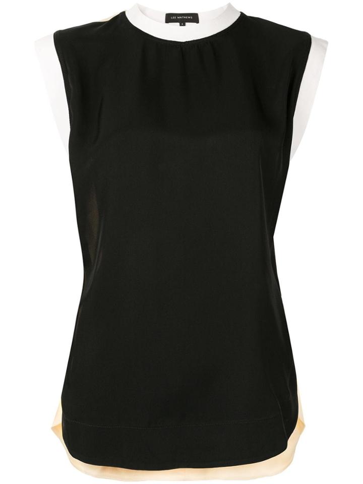 Lee Mathews Coloublock Tank - Blue