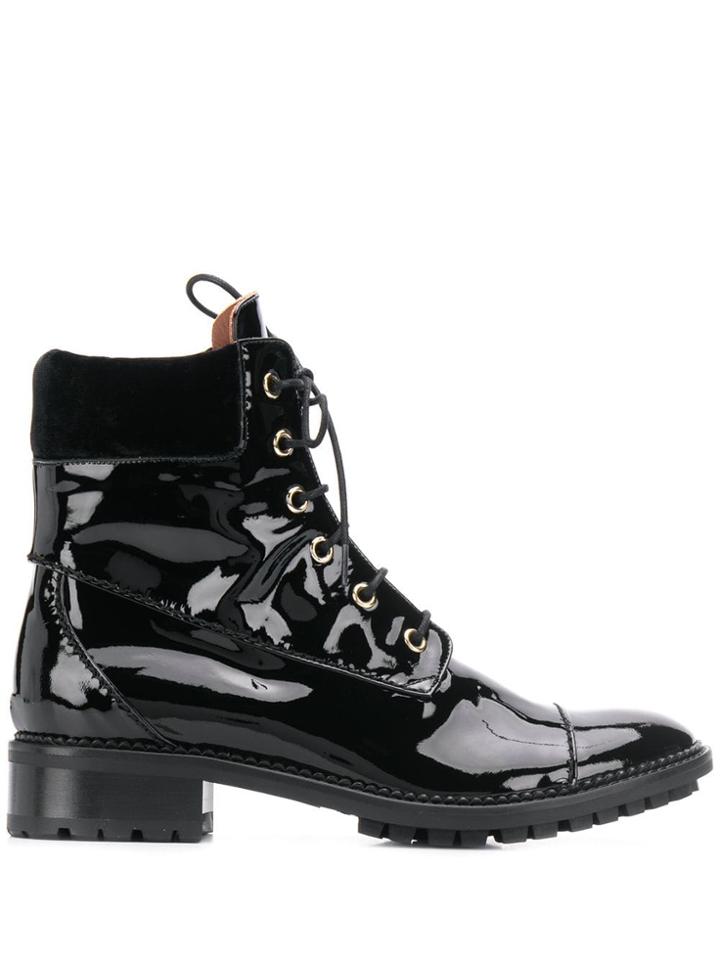 L'autre Chose Stivaletto Biker Boots - Black