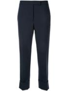 Thom Browne Cropped Straight Leg Trousers - Blue