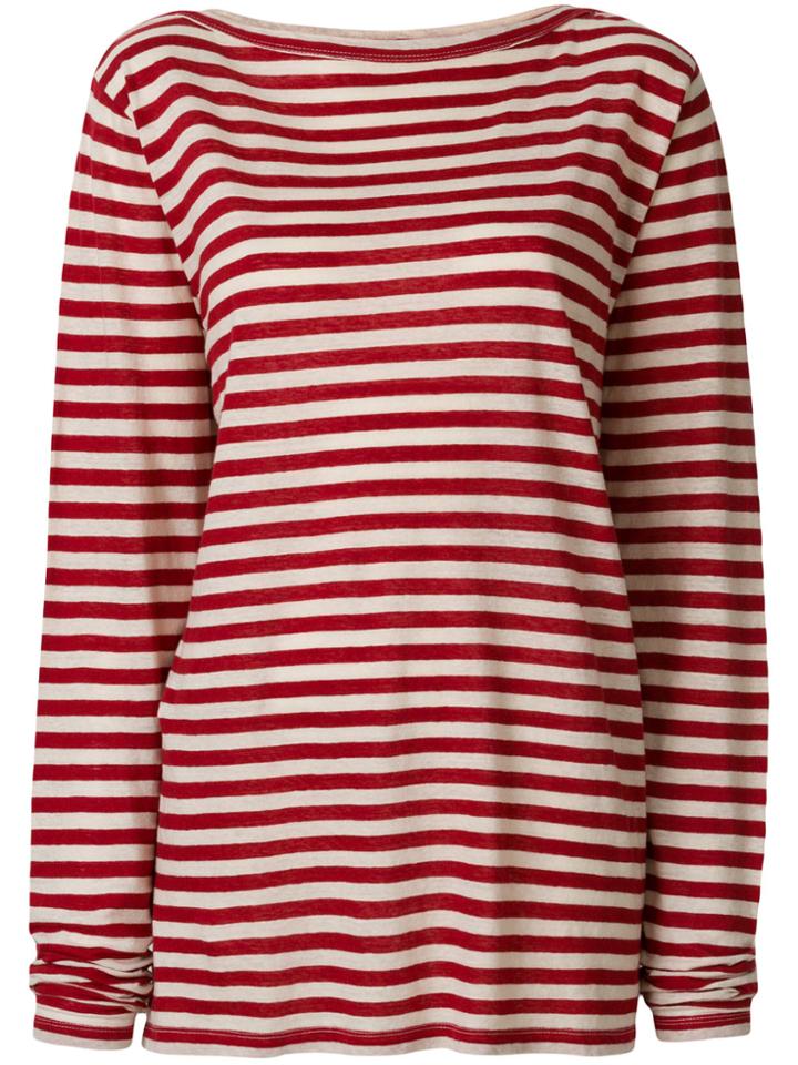 Faith Connexion Striped Top - Red