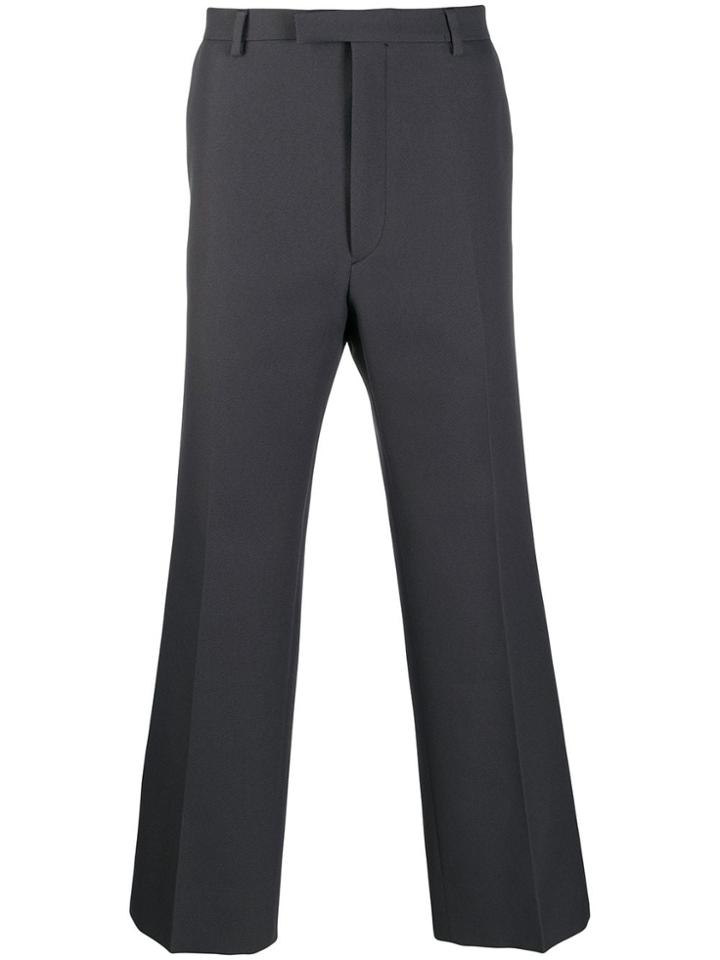 Prada Straight Pleated Trousers - Grey