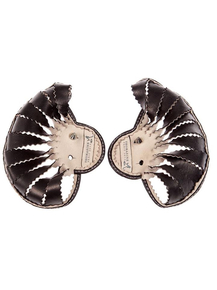 Thomasine Shell Cuff, Women's, Black