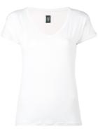 Eleventy Dipped Neck T-shirt - White