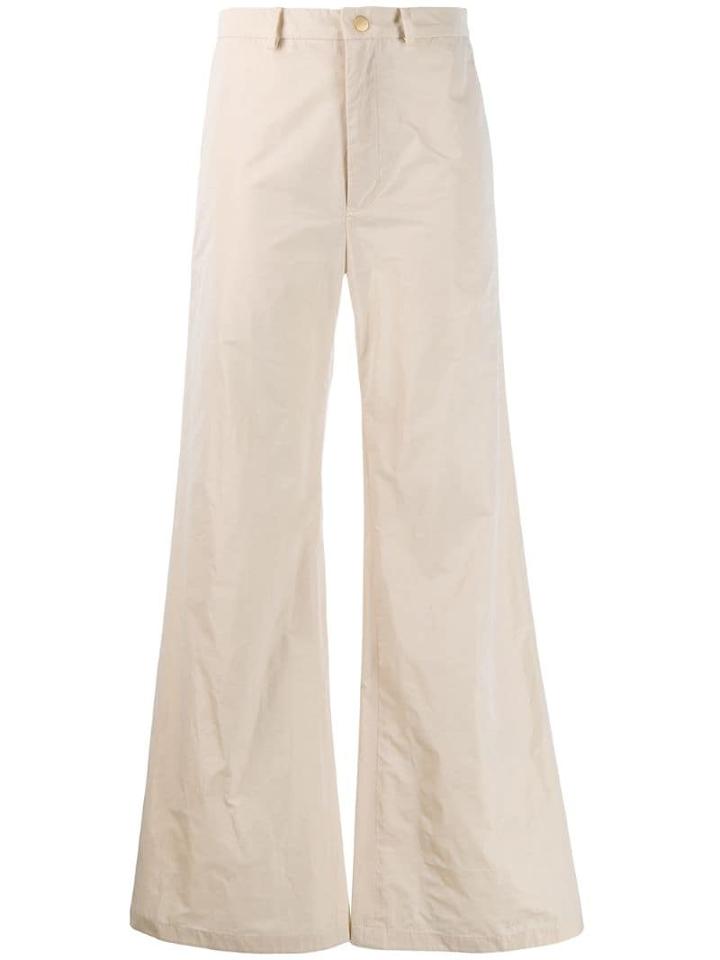 Palomo Spain Flared Trousers - Neutrals