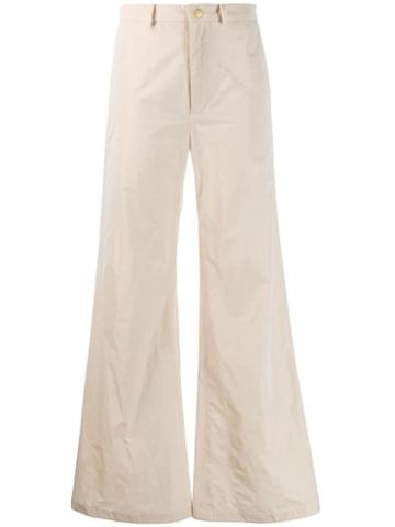 Palomo Spain Flared Trousers - Neutrals