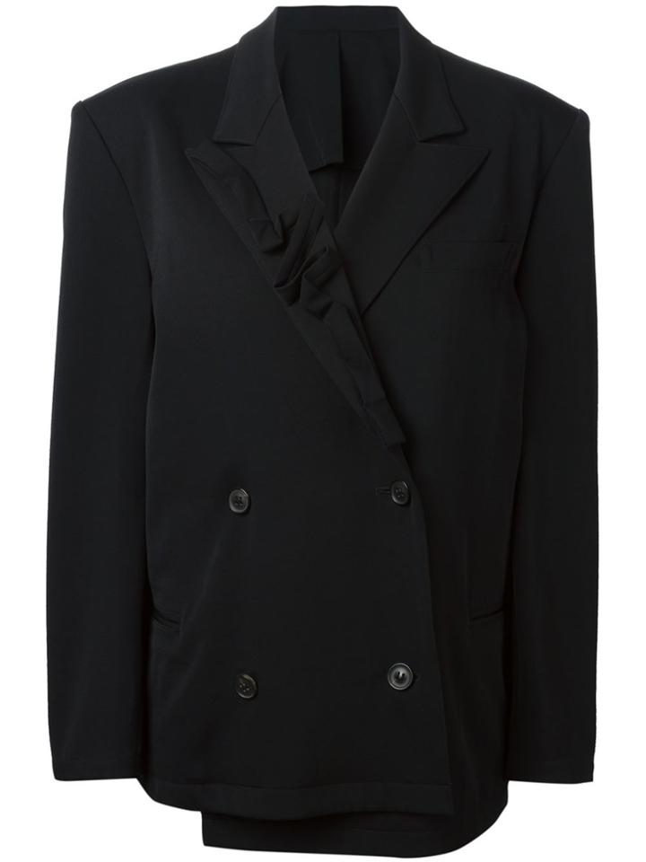 Y's By Yohji Yamamoto Vintage Double Breasted Blazer - Black