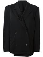 Y's By Yohji Yamamoto Vintage Double Breasted Blazer - Black