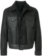 Neil Barrett Shearling Trucker Jacket - Grey