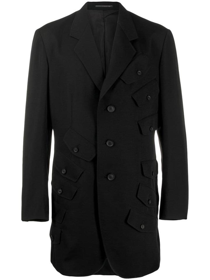 Yohji Yamamoto Multi-pocket Jacket - Black