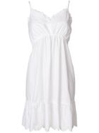 Mcq Alexander Mcqueen Broderie Anglaise Mini Dress - White