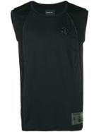 Philipp Plein Sleeveless Fitted T-shirt - Black