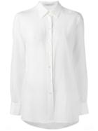 Agnona Plain Shirt, Women's, Size: 46, White, Silk