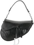 Christian Dior Vintage Saddle Hand Bag - Black