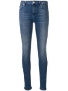 Love Moschino Logo Embellished Skinny Jeans - Blue
