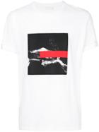 Neil Barrett Graphic Print Tape Detail T-shirt - White