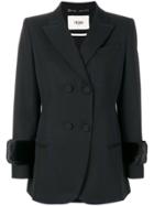 Fendi Stitched Double Breased Blazer - Black