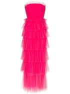 Carolina Herrera Tiered Ruffle Maxi-dress - Pink