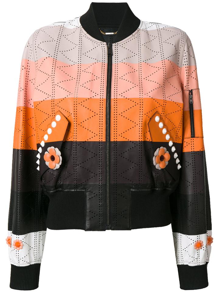 Fendi Panel Bomber Jacket - Multicolour