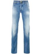 Jacob Cohen Slim-fit Jeans, Men's, Size: 32, Blue, Cotton/polyester