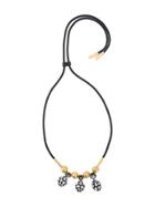 Marni Strass Pendant Necklace - Black
