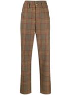 Barena Straight-leg Check Trousers - Neutrals