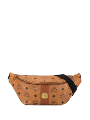 Mcm Pre-owned Monogram Belt Bag - Brown