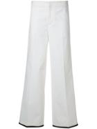 Moncler Wide Leg Trousers - White