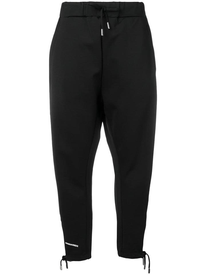 Dsquared2 Tapered Leg Track Pants - Black