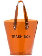 Nana-nana Not A Trash Box Tote Bag - Brown