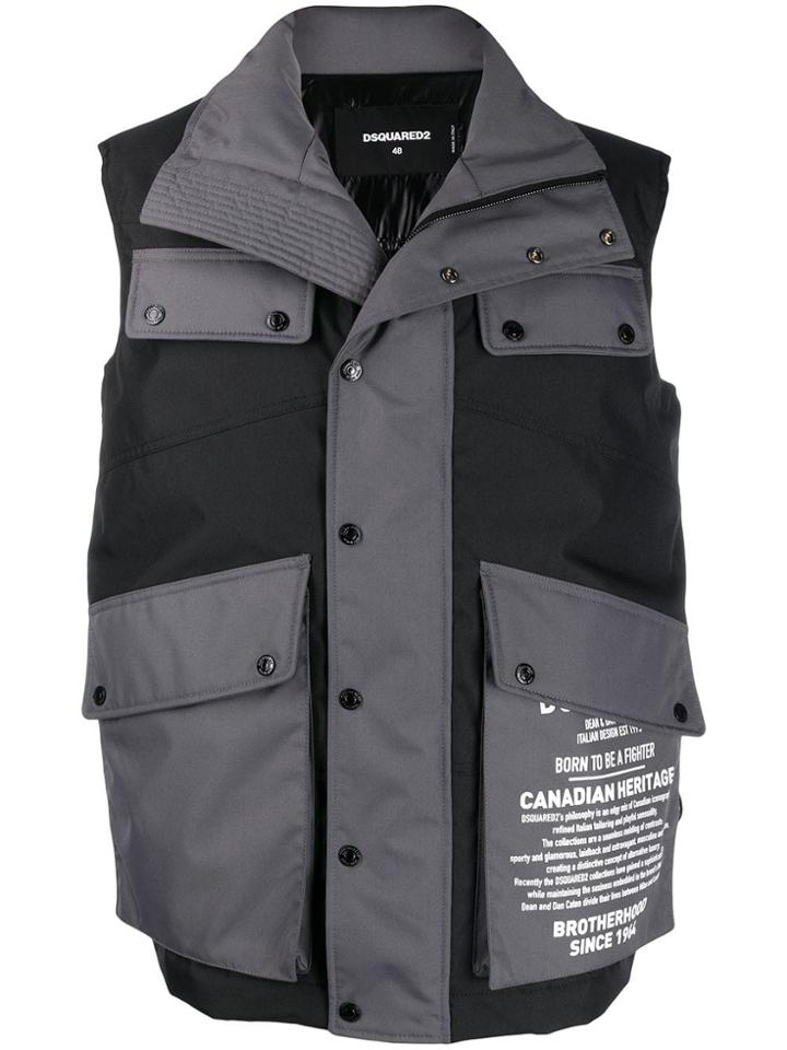 Dsquared2 Canadian Heritage Gilet - Black