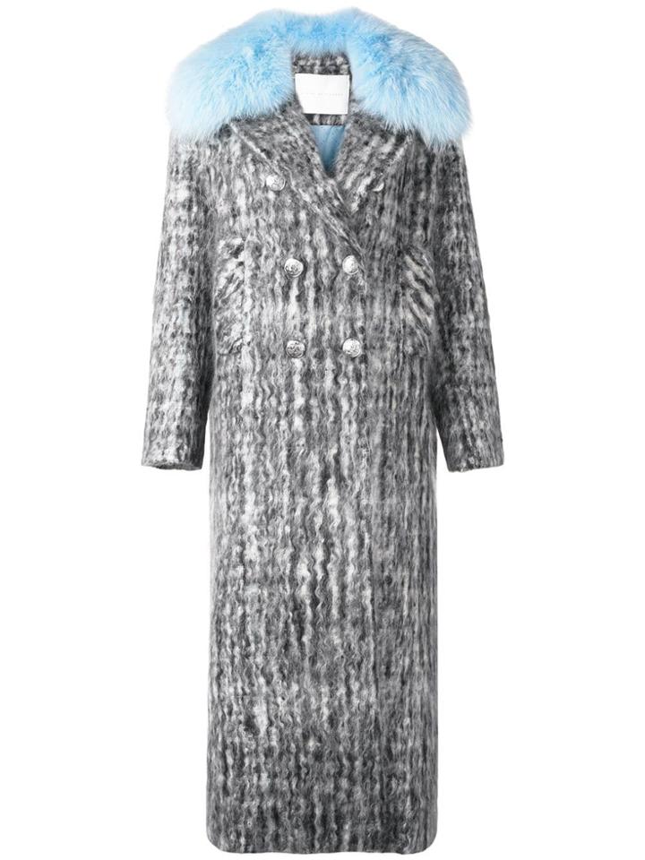 Giada Benincasa Printed Coat - Grey
