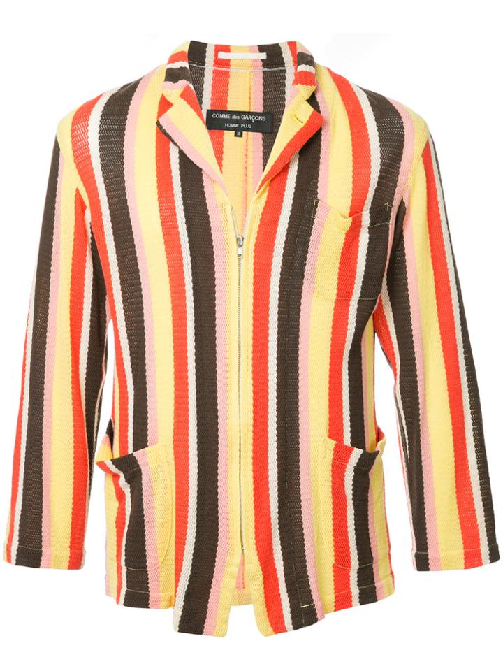 Comme Des Garçons Vintage Striped Woven Jacket - Multicolour