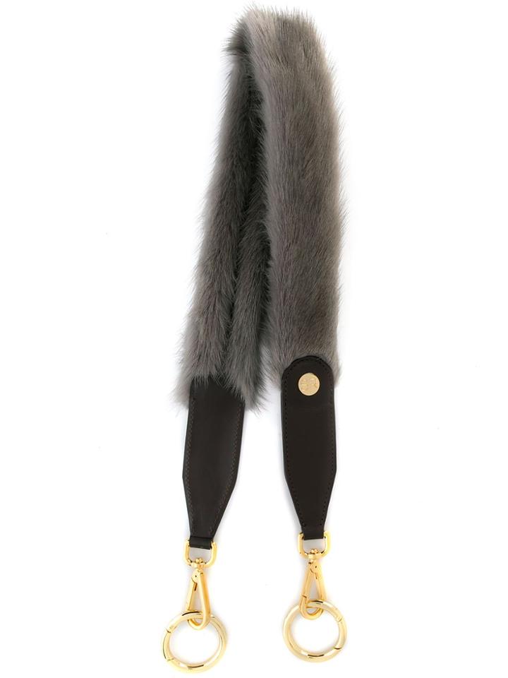 Simonetta Ravizza Furrissima Shoulder Strap - Grey