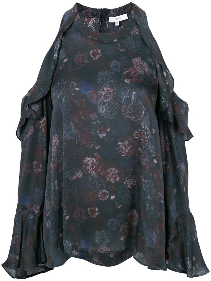 Iro Cold Shoulder Floral Blouse - Multicolour