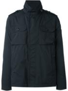 Moncler Juan Jacket, Men's, Size: 3, Black, Calf Leather/polyamide/spandex/elastane