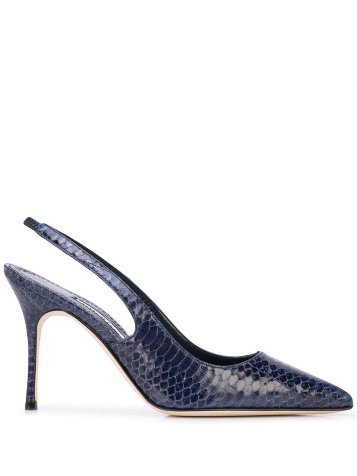 Manolo Blahnik Allura Sandals - Blue