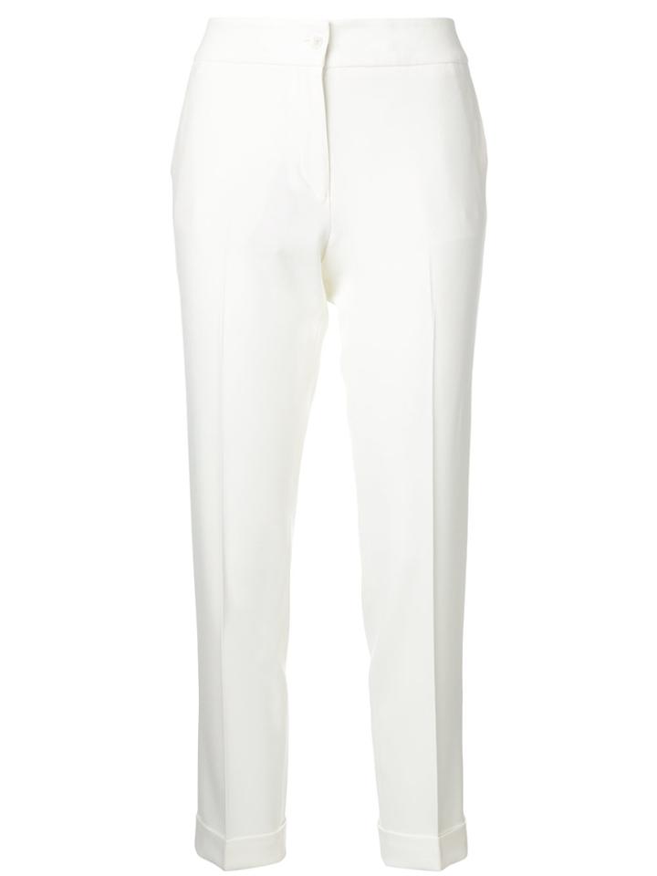 Etro High Waisted Trousers - White