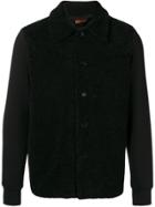 Barena Textured Button Front Jacket - Black
