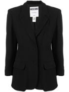 Moschino Vintage Playing Card Blazer - Black