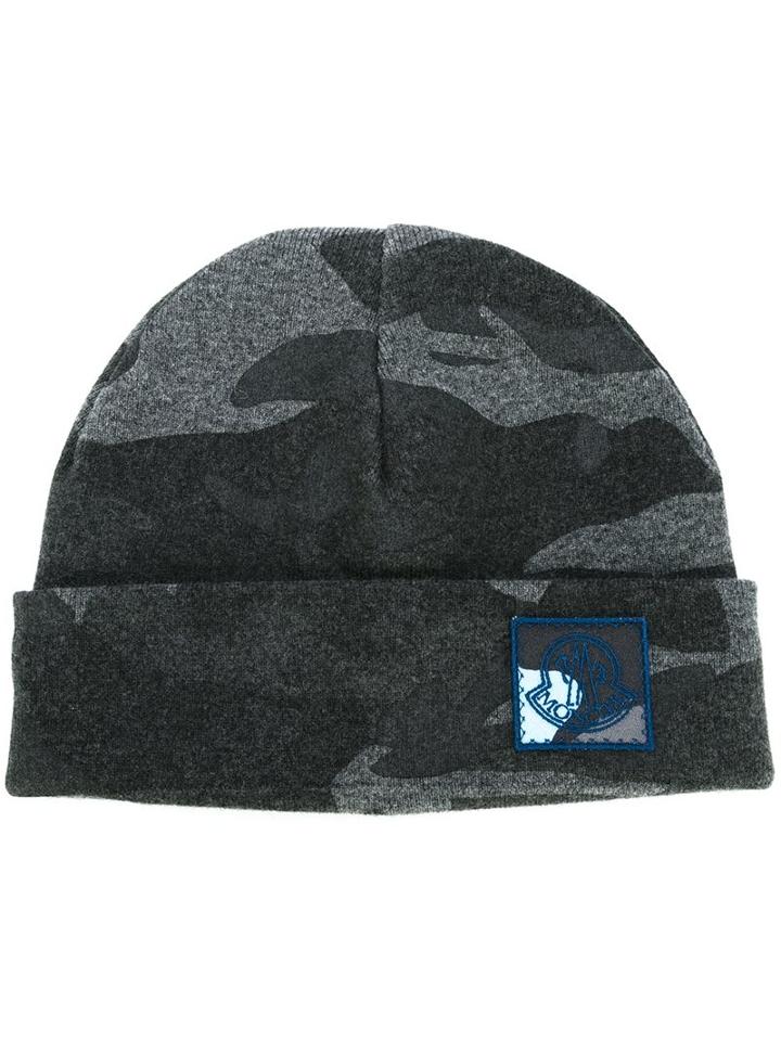 Moncler Gamme Bleu Camouflage Print Beanie