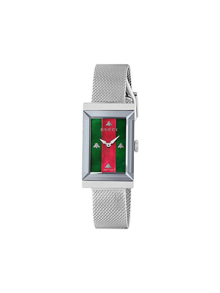 Gucci G-frame Watch, 21x34mm - Silver