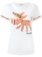 P.a.r.o.s.h. Embellished T-shirt, Women's, Size: Large, White, Cotton