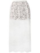 Paco Rabanne Double Layer Skirt - White