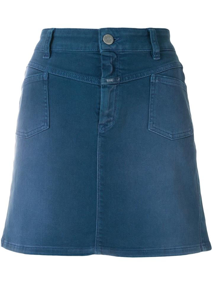 Closed Ombré Denim Skirt - Blue