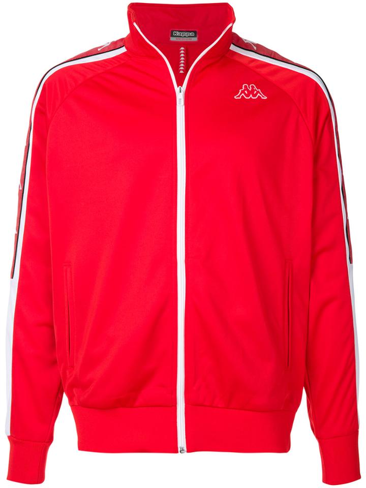 Kappa Zipped Logo Sweatshirt - Red