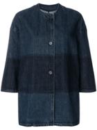 Marni Single Breasted Denim Jacket - Blue