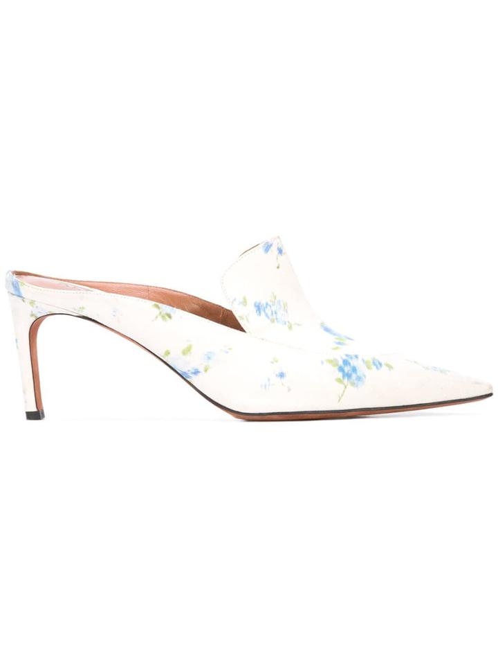Altuzarra 'davidson' Loafer Mules - White