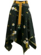 High By Claire Campbell Floral Print Skirt - Green