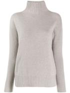 Max Mara Roll Neck Sweater - Grey